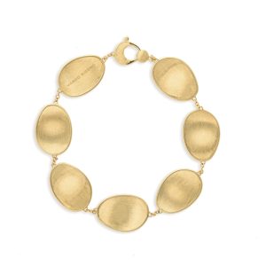 Lunaria bracciale con foglie d'oro