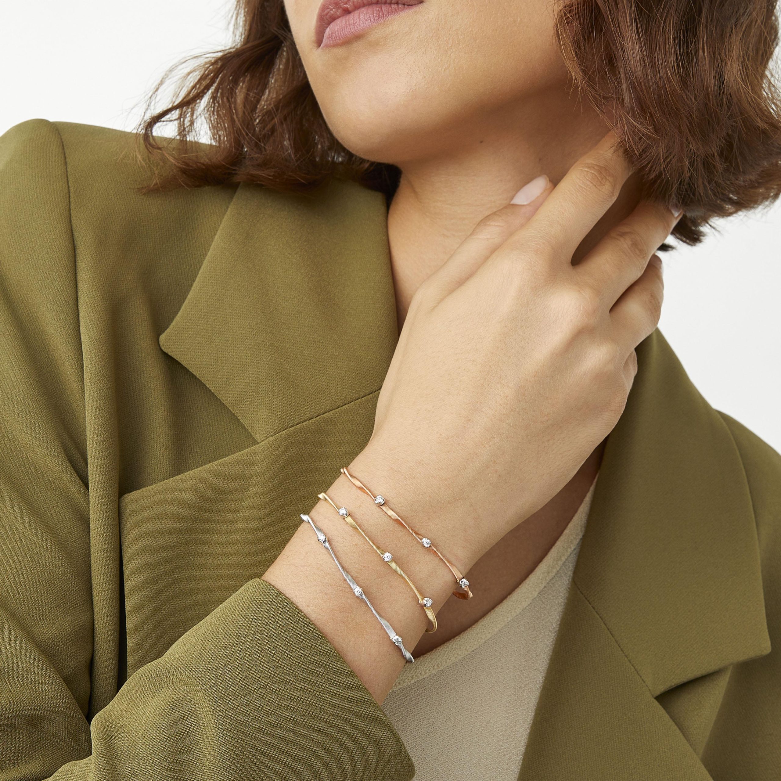 Marrakech bracciale in oro giallo con diamanti