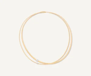 Masai Collier a due fili con diamanti