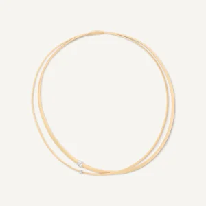 Masai Collier a due fili con diamanti