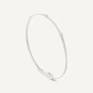 Bracciale slim Masai con triplo pavè diamantato