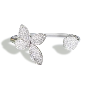 Bracciale Foglia Oro Bianco Giardini Segreti