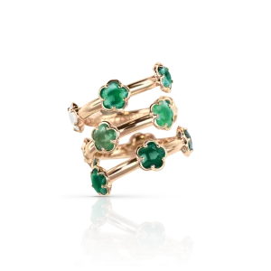 Anello Figlia Dei Fiori Oro Rosa triplo giro