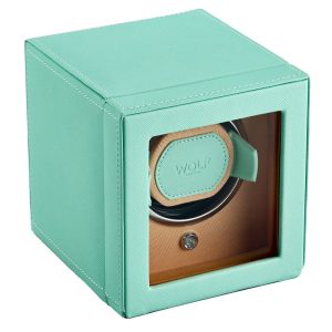 Mint/Peach Cub Single Watch Winder