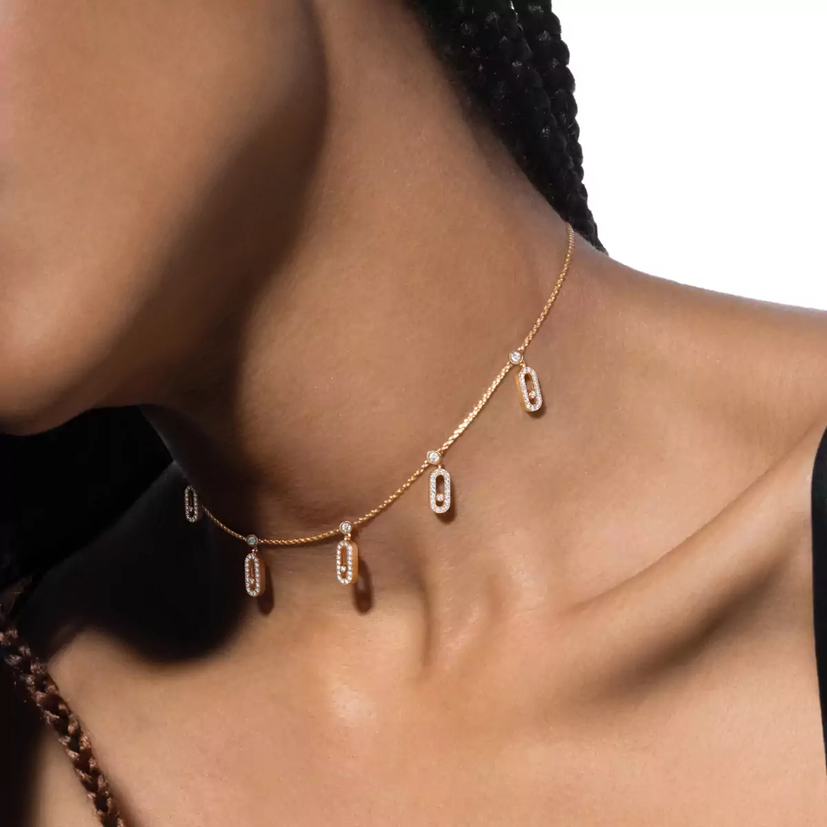 Chocker Move Uno con charm e pavé - immagine 2