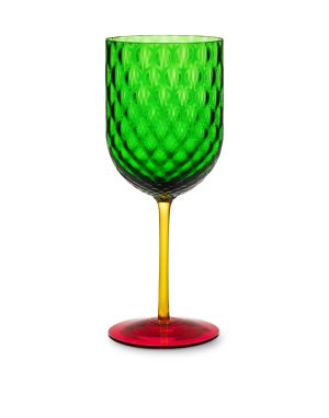 Bicchiere vino rosso in vetro di Murano